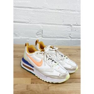 Nike White/Lime/Peach Womens 5 Air Max Dawn Running Shoes Athletic Shoes -Size 9